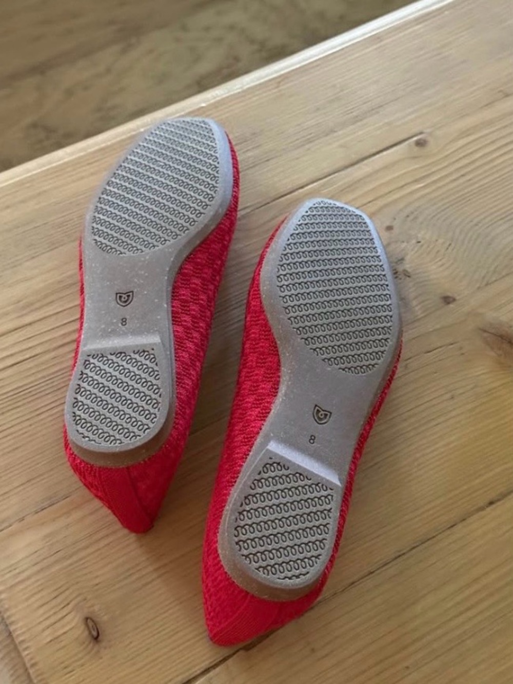 Rothy's The Max Square Mary Jane Flats in Red - Picture 9 of 9